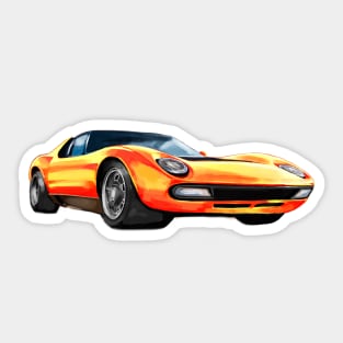 Lamborghini Miura Sticker